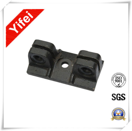 Schwarz lackierte Stahlbasis