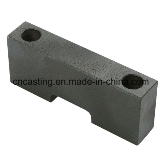 Quadratische Teile aus grauem Eisensandguss mit Lochbearbeitung